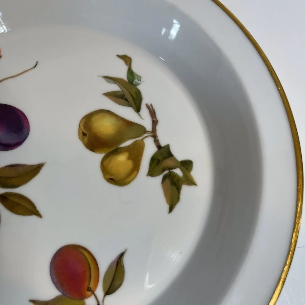 Royal Worcester Porcelaine Evesham Pie Plate